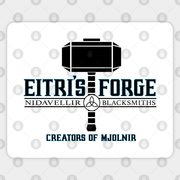 EITRI'S FORGE BLACK Sticker by POP SHOCK